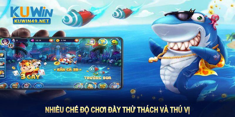 MG game bắn cá  mang đến nhiều chế độ chơi đầy thử thách và thú vị